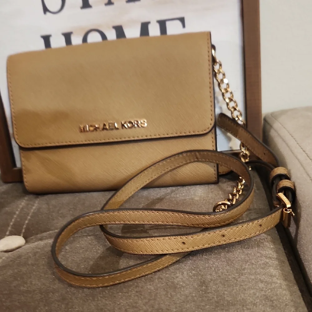 Michael Kors Brown Crossbody Bag - Picture 4 of 12
